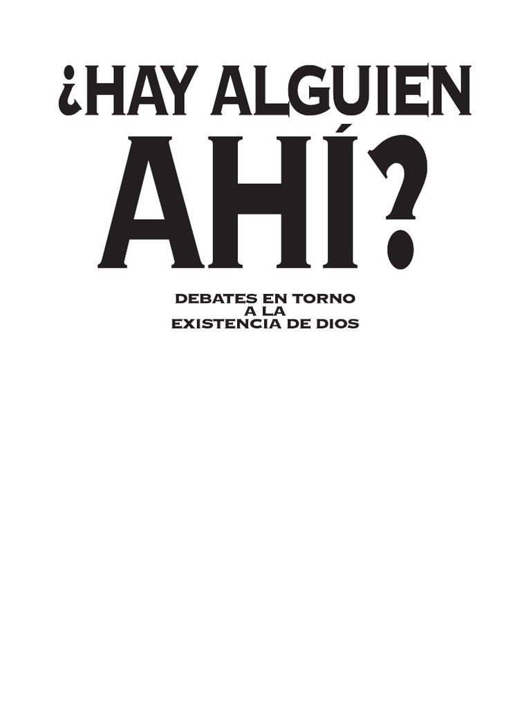Hay Alguien Ahi | PDF