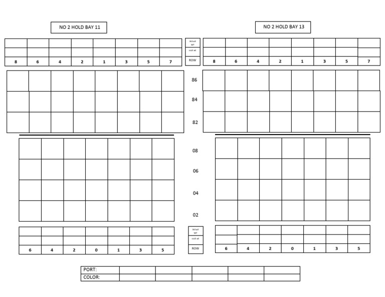 Bay Plan Bay 11 and 13 | PDF
