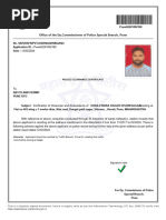 Police Clearance Certificate Sample | PDF