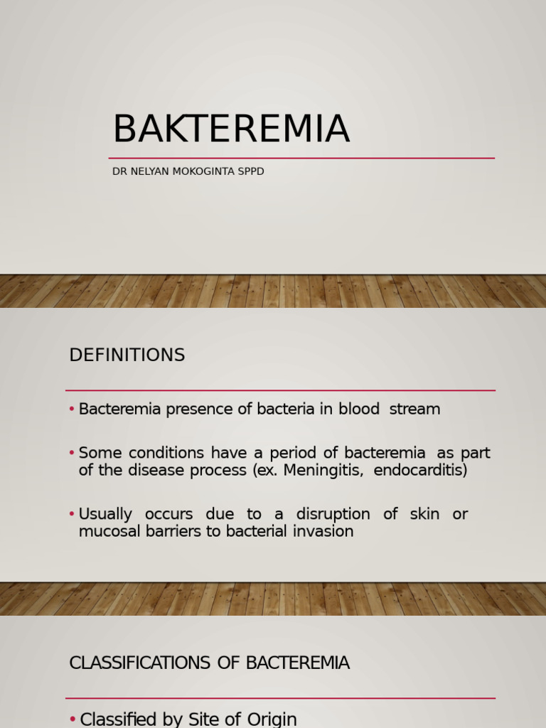 Bakteremia | PDF