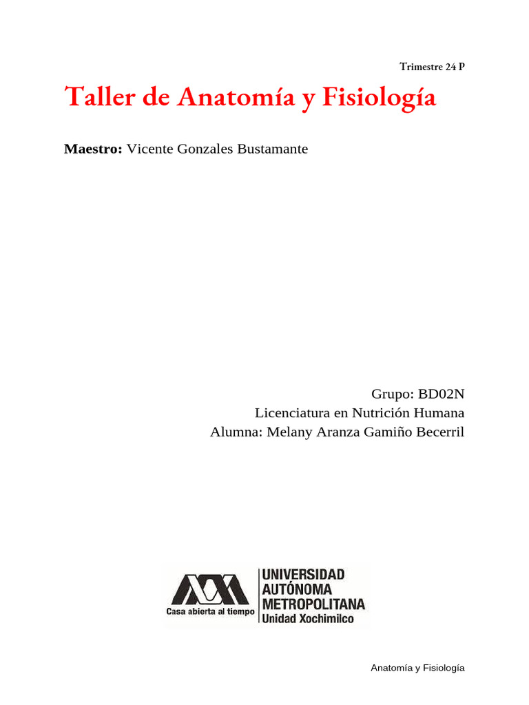 Anatomia Y Fisiologia Pdf