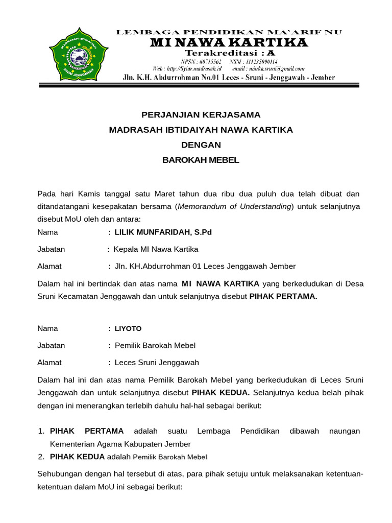 Muo Barokah Mebel | PDF