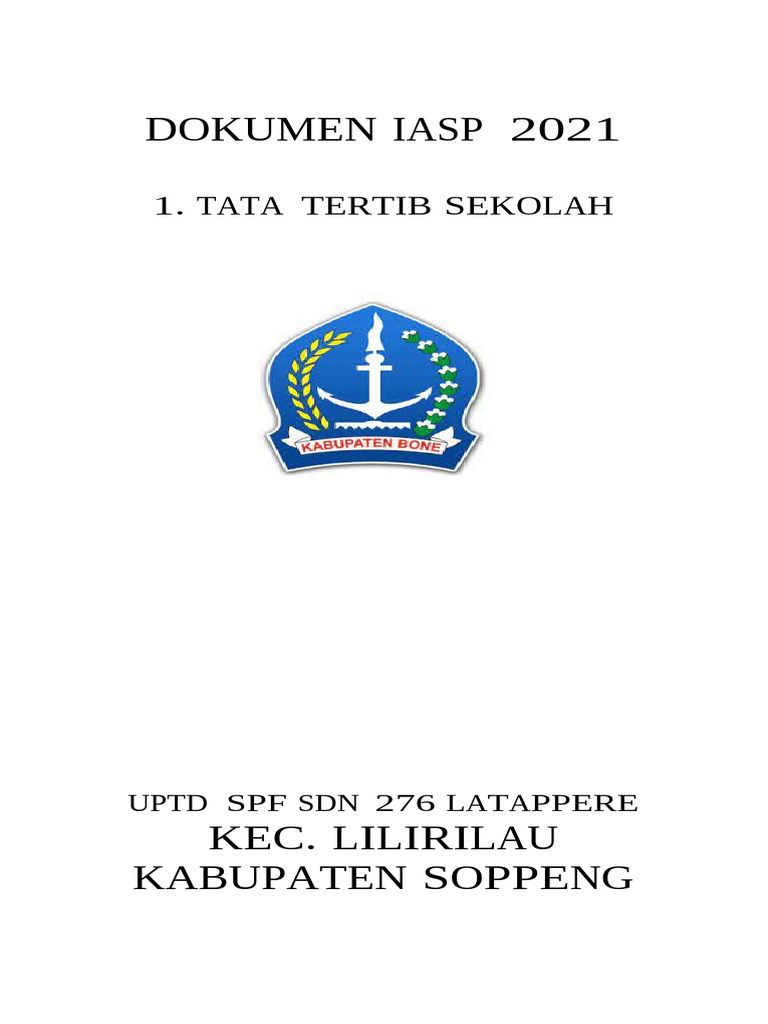 Tata Tertib Sekolah | PDF