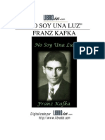 Kafka, Franz - No Soy Una Luz