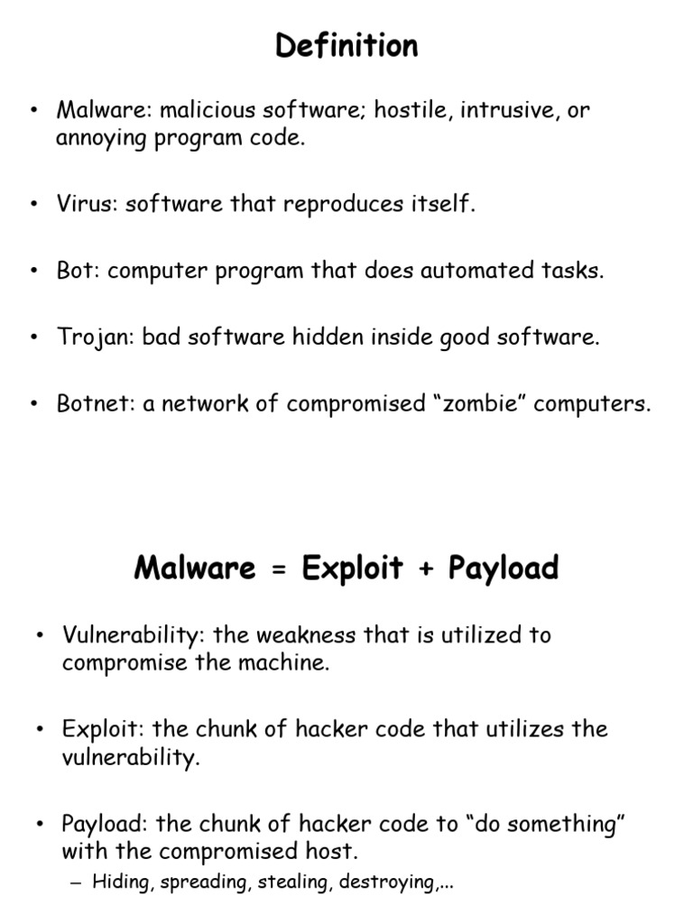 Week 11 Malware | PDF