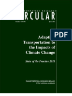 Adapting Transportation to the Impacts of Climate Change - State of the Practice 2011