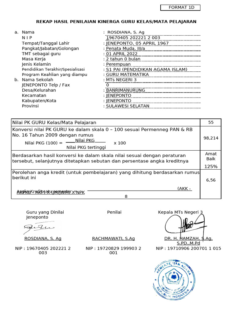 Form 1 d pdf