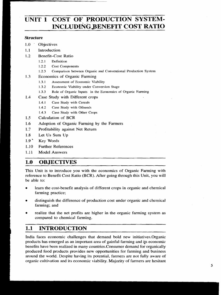Unit 1 | PDF | Organic Farming | Agriculture