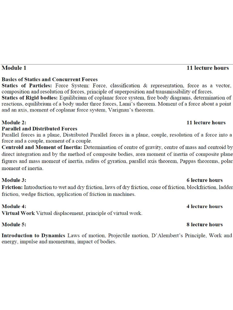 engineering-mechanics-syllabus-pdf