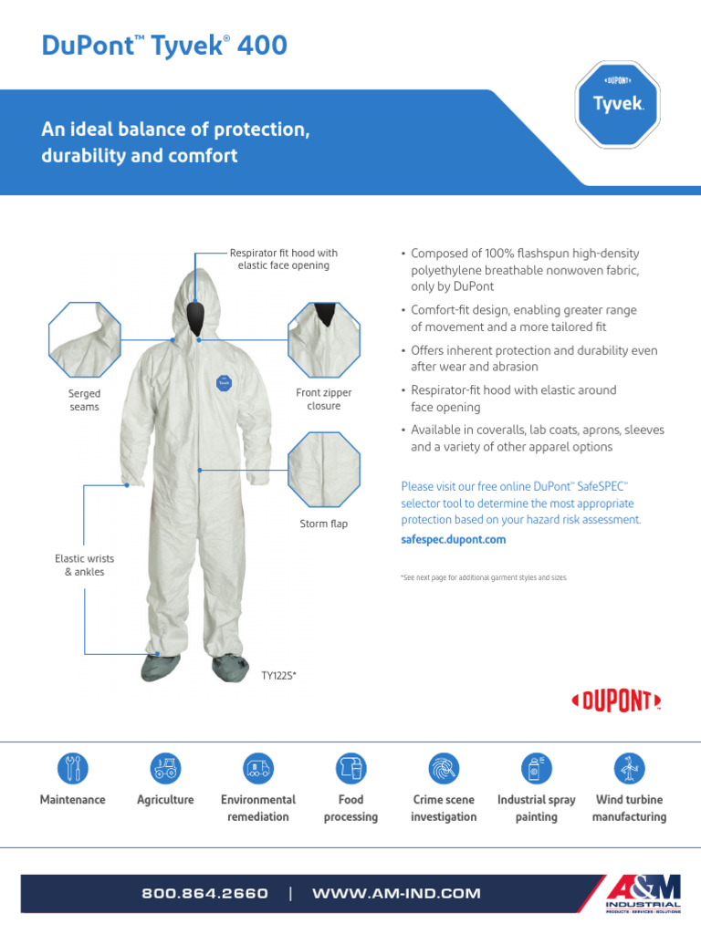 A&M Industrial DuPont Tyvek Guide | PDF