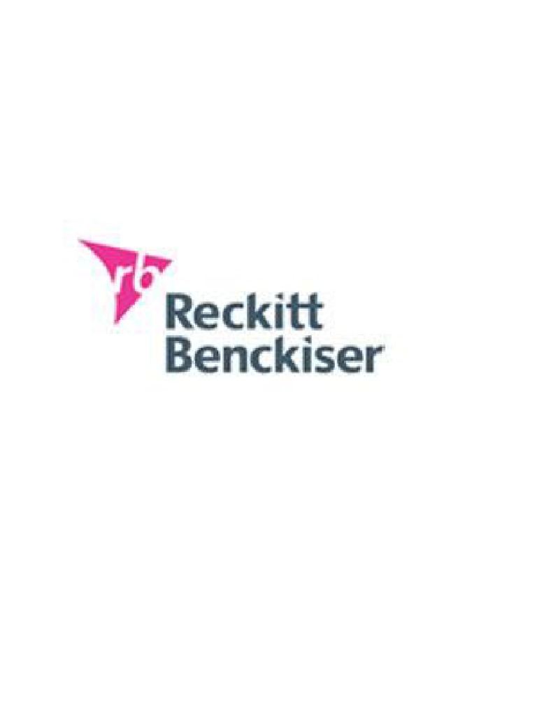 Reckitt SCM PDF Supply Chain Warehouse