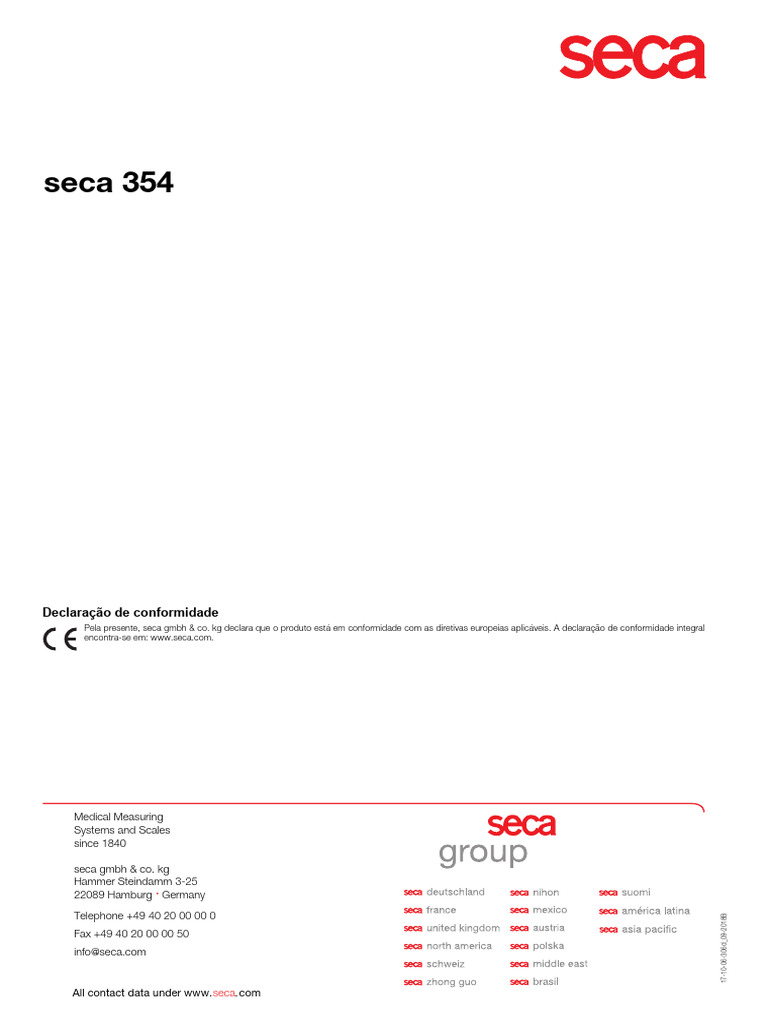 Seca Man 354 364 PT | PDF