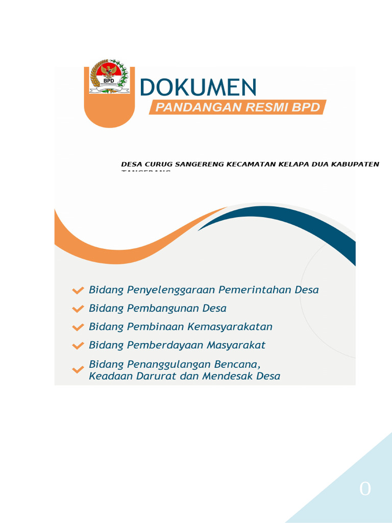 18 Format Pandangan Resmi Bpd Pdf