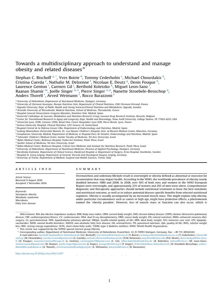 Towards A Multidisciplinary Approach To Understand and Manage | PDF