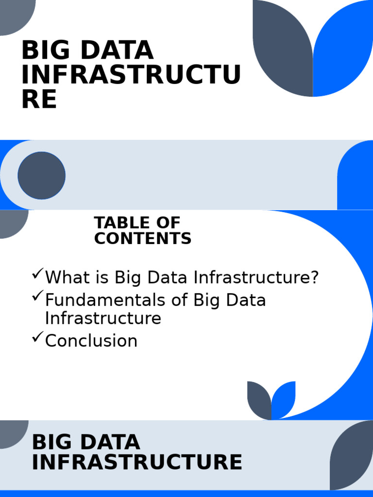 Big Data Infrastructure | PDF