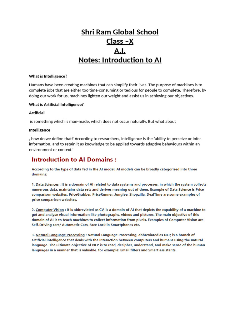 Class 10 Ai Book Pdf
