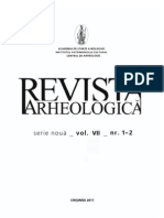 Revista Arheologica Vol. VII, Nr. 1-2