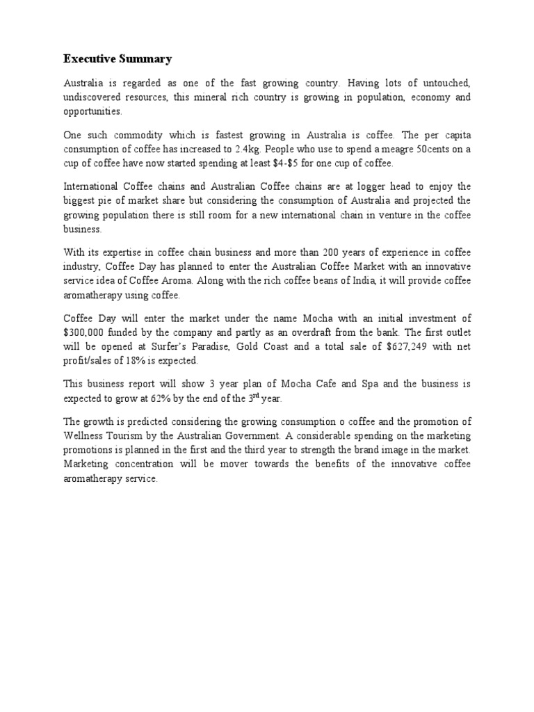 The Assignment Coffee Shop Coffee Statement