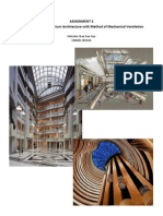 Air Conditioning For Atrium Architecture With Method of Mechanical Ventilation