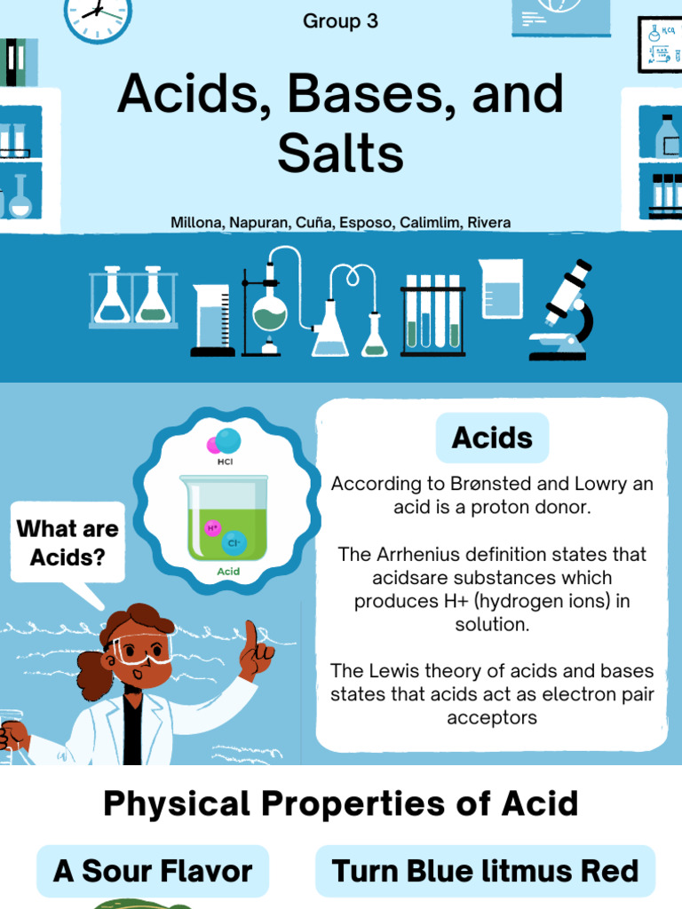 Acids, Bases, and Salts | PDF