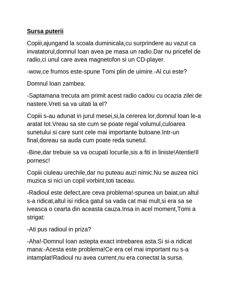 Sursa Puterii Coloseni 2,6 | PDF