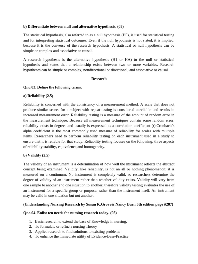 Solved Research Old With Key | PDF