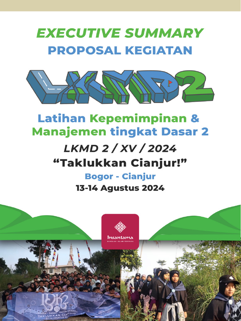 EXSUM Proposal LKMD 2 - XV - 2024 SMAIT INSANTAMA | PDF
