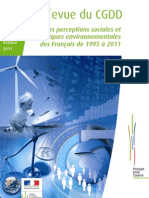 pratiques environnementales des français 1995-2011.