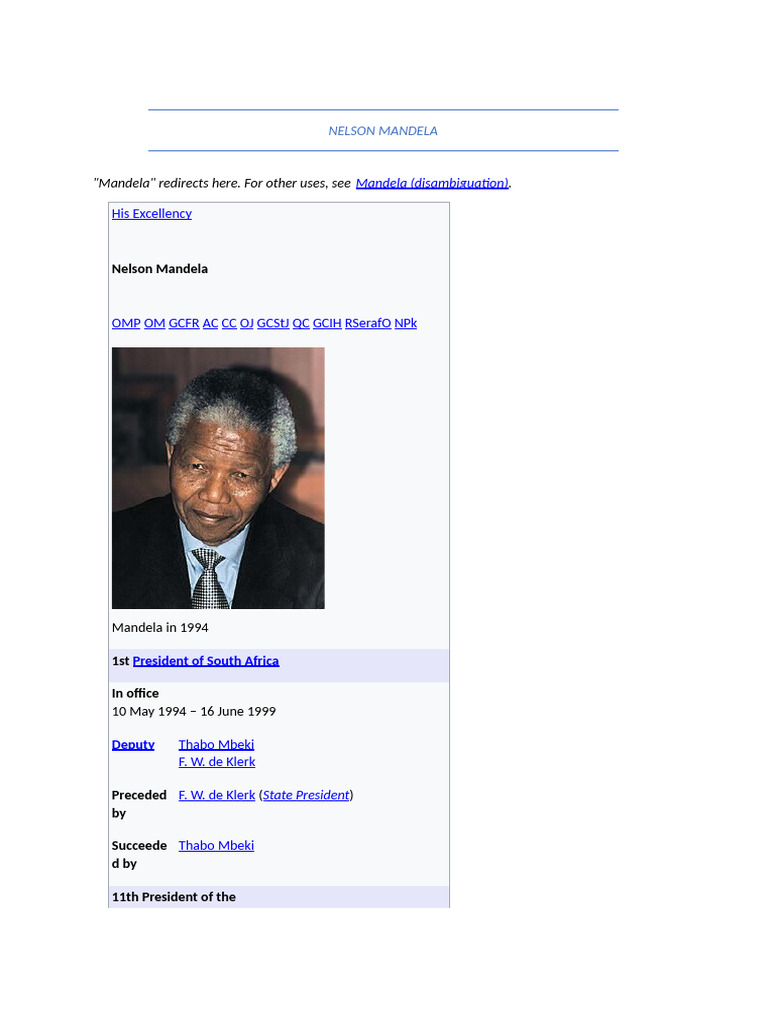 BIOGRAPHY OF NELSON MANDELA PDF IN AFRIKAANS visual data 5