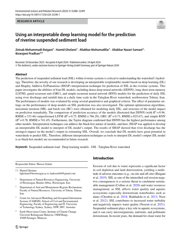 Using An Interpretable Deep Learning Model For The Prediction of ...