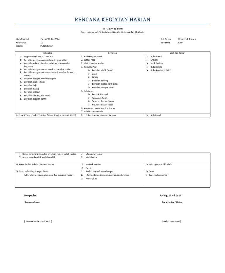 RKH Senin 22 Juli 2024 | PDF