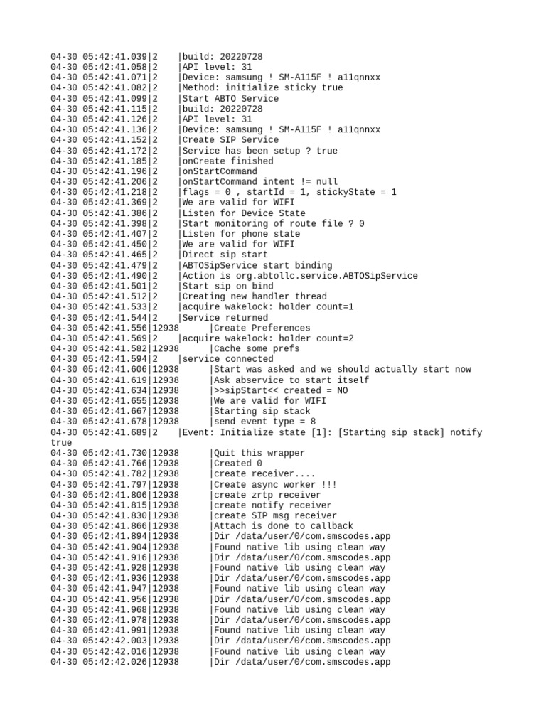 Logs 24-04-30 054240 | PDF