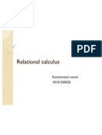 10101D0025 Relational Calculus