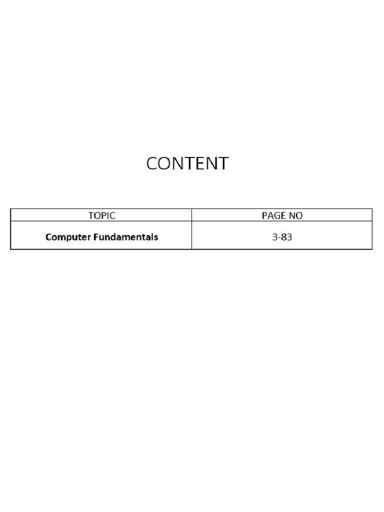 Sanfoundry Computer Fundamentals