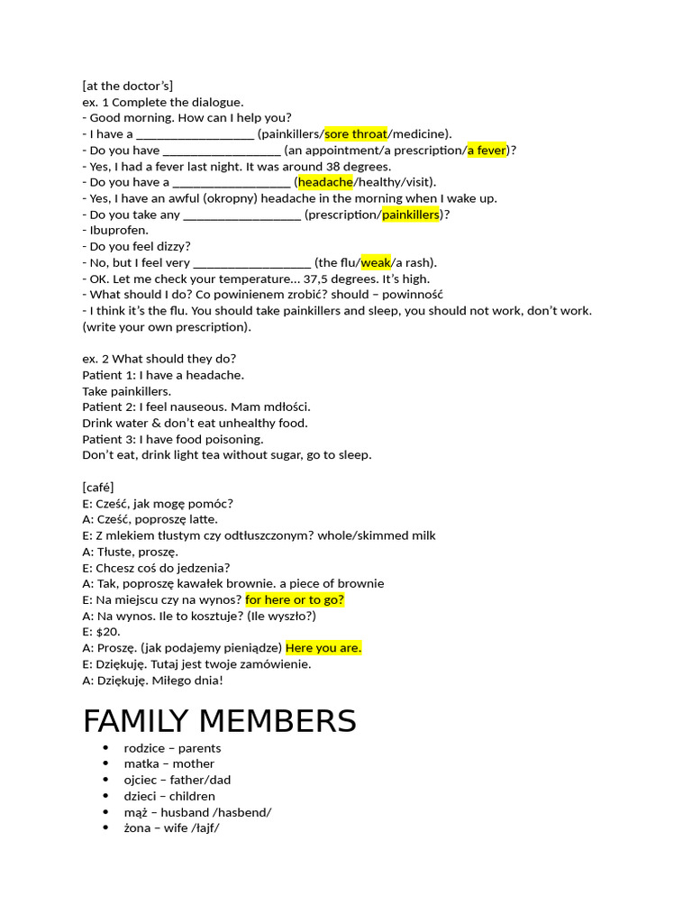 Family Members | PDF