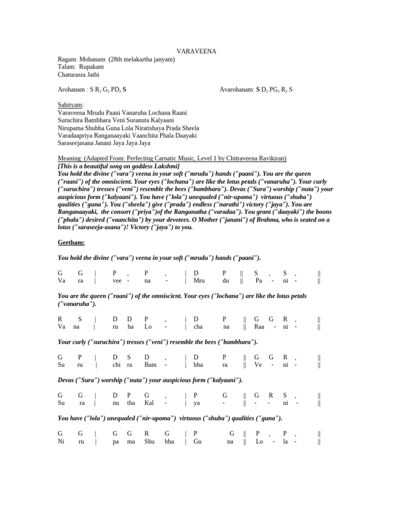 Varaveena Geetham | PDF