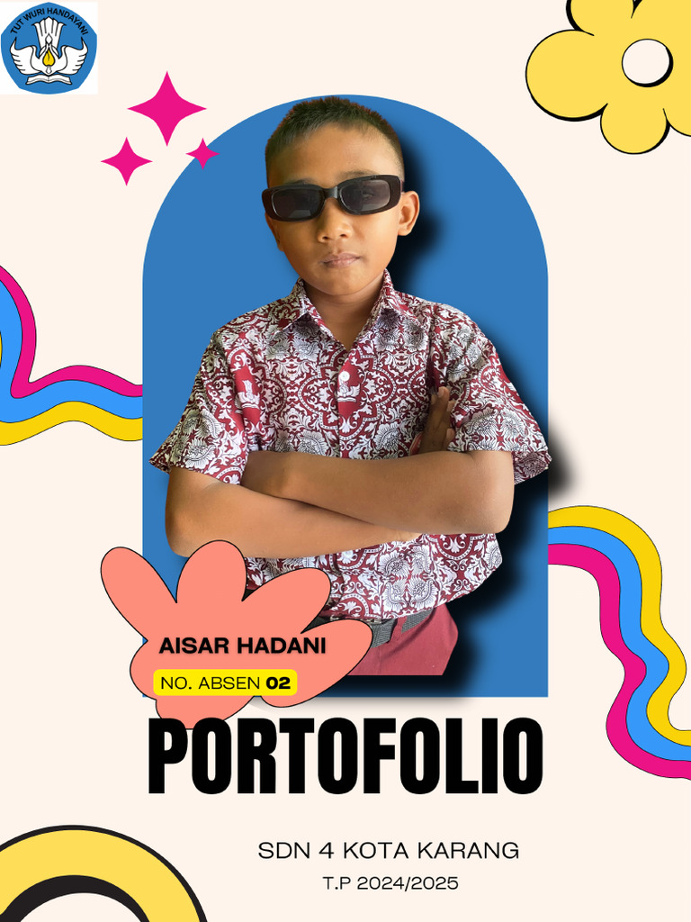 penuh-warna-gaya-retro-sampul-portofolio-templat-pdf