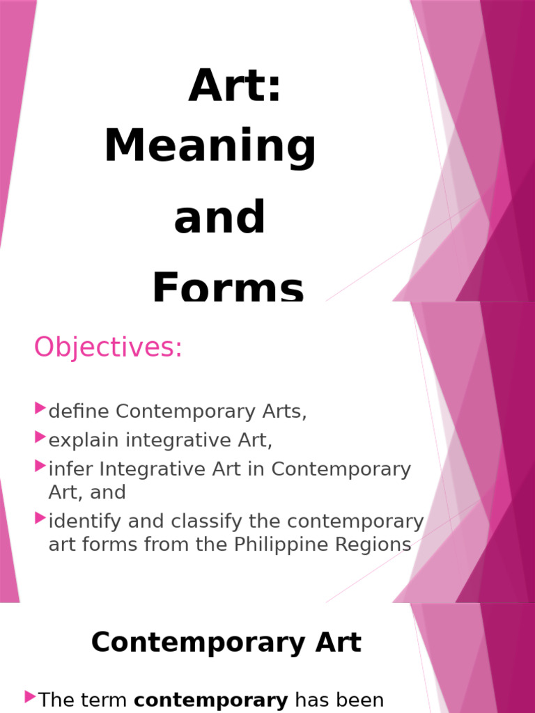 Lesson 2 Art Meaning Form | PDF