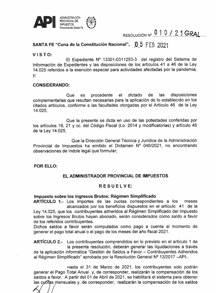 AAAPI Res Gral 010-2021 | PDF