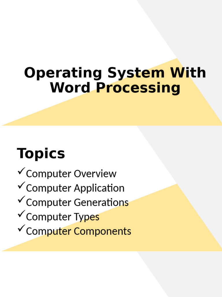 ICT Lecture | PDF