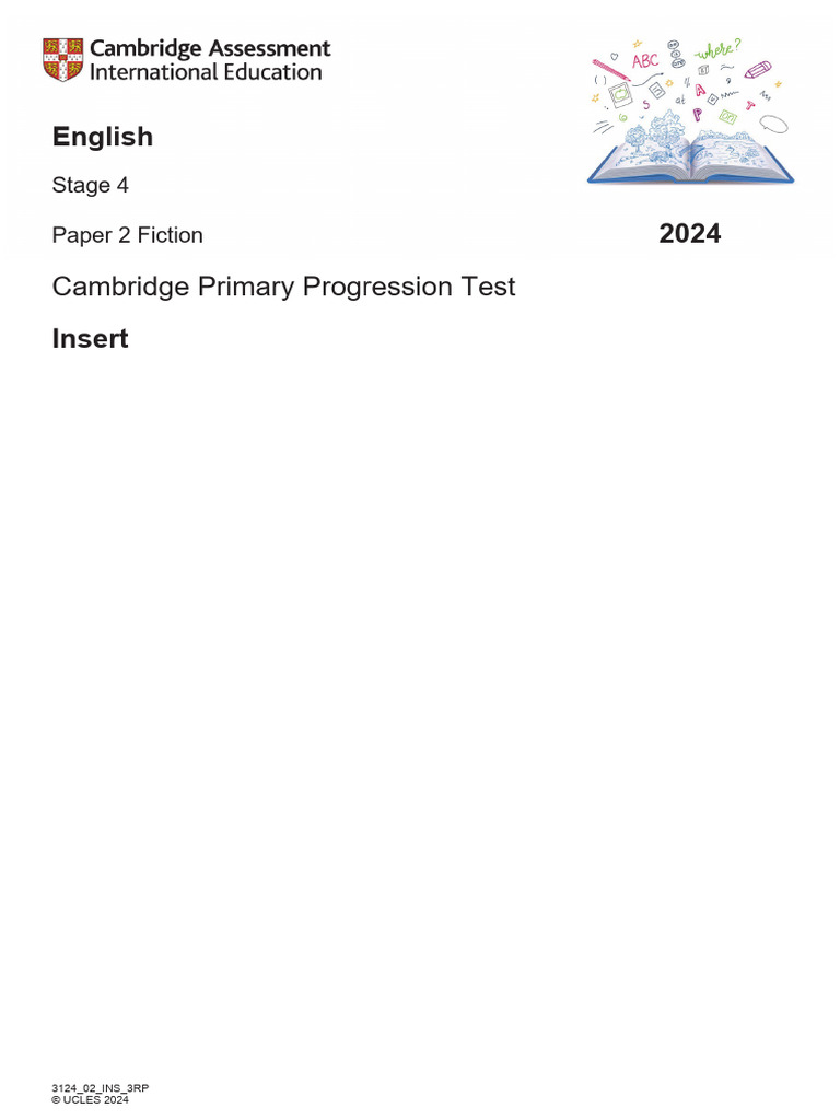 English Stage 4 - Paper 2 Insert | PDF