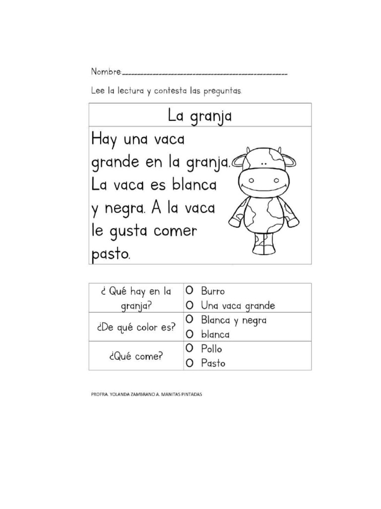 Comprension Lectora | PDF