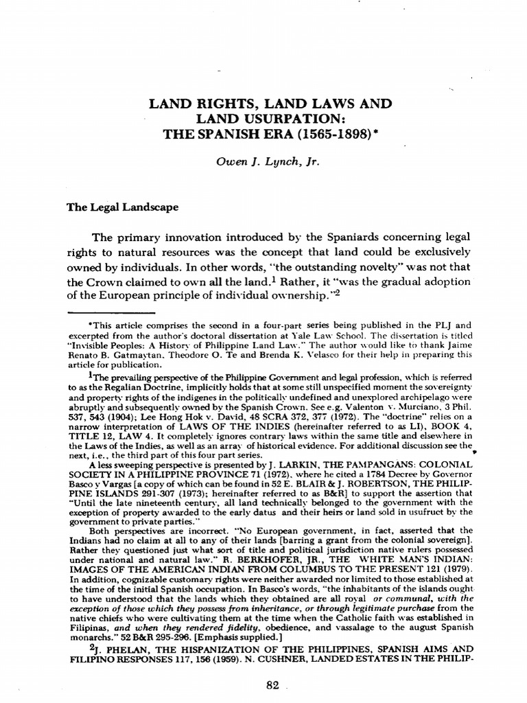 Land Rights Land Laws and Land Usurpatio | PDF