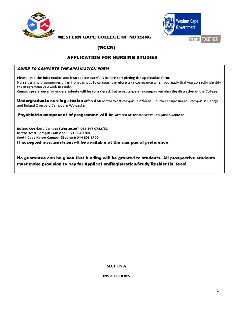 Western Cape College of Nursing Process - Revised. | PDF | Breach Of ...