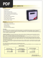 Three Phase Energy Meter - Counter Type: Features