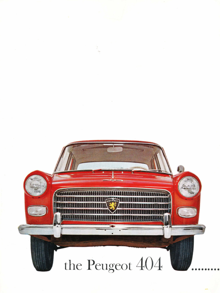 Peugeot 404 The Peugeot 404 | PDF