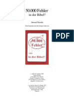 50.000 Fehler in der Bibel?