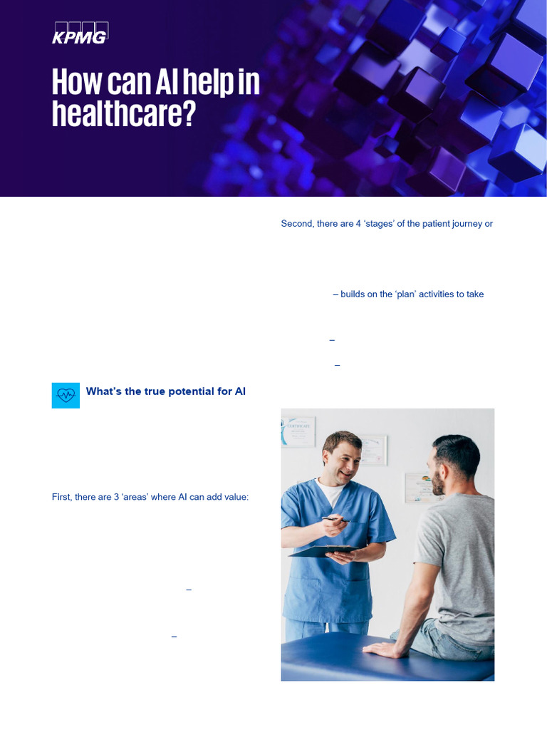ARTIFICIAL INTELLIGENCE IN HEALTHCARE ARTICLE PDF intelligence overview