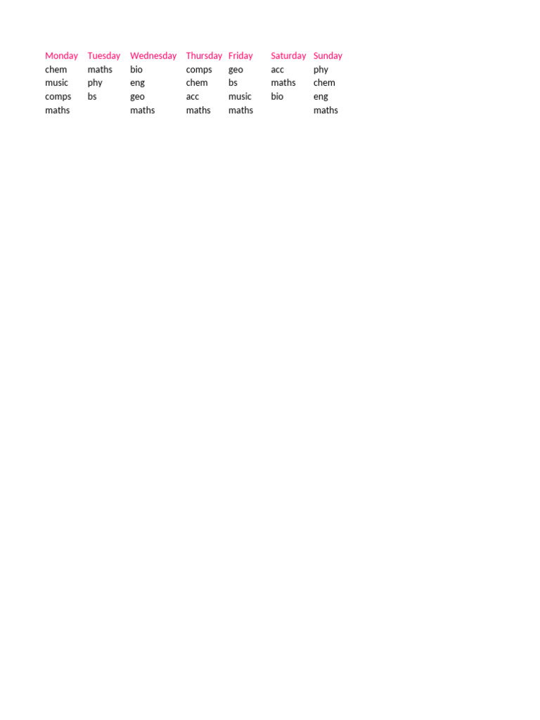 study-time-table-pdf