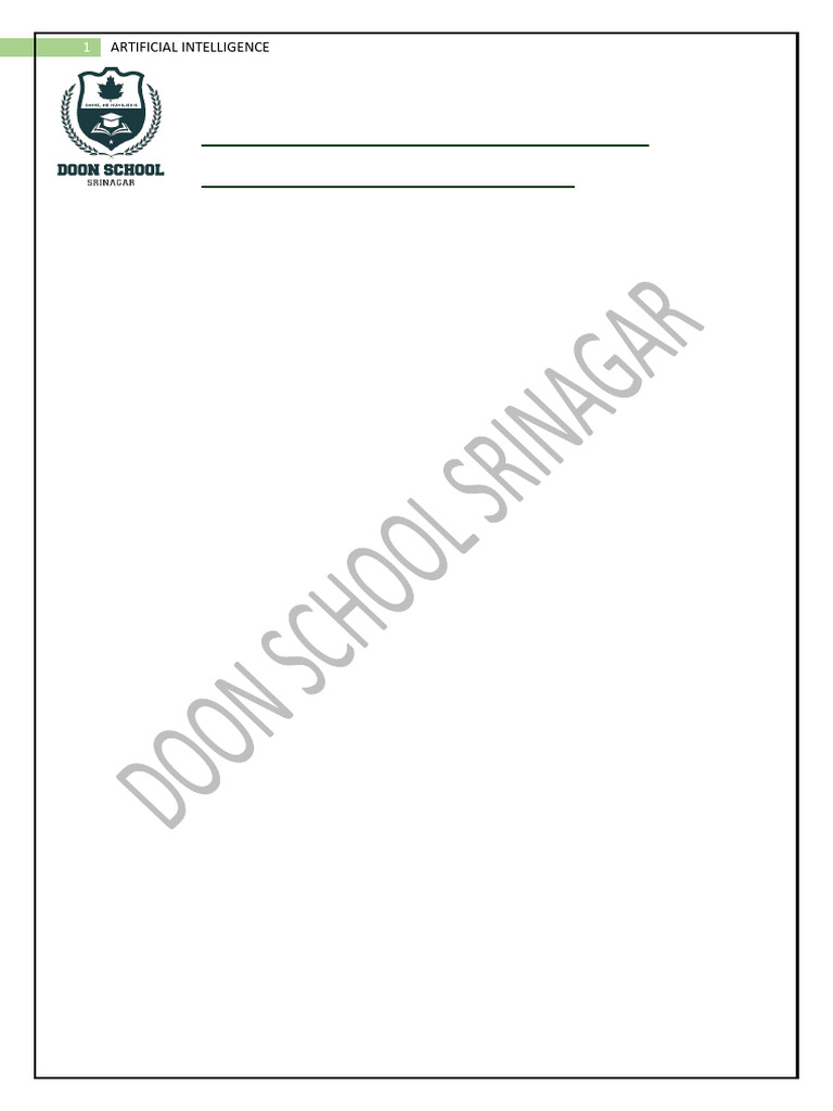Grade IX AI NOTES PREmid | PDF